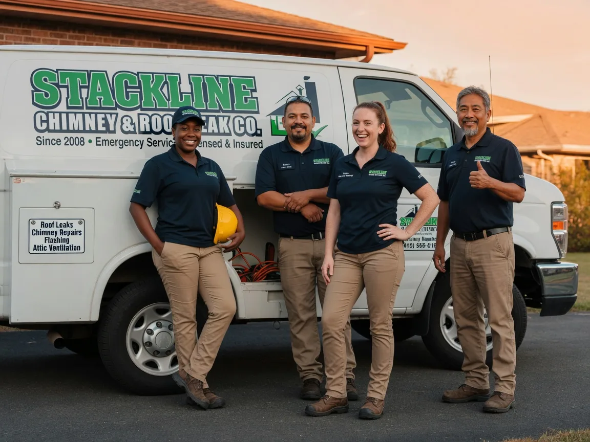 Chimney flashing repair company in Fletcher, OK
